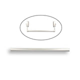 GAAB A290T-GRY-10 39" Crossbar Tube (1000mm) - Satin Chrome - Tube Only