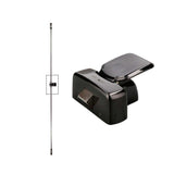 GAAB G242-BLK-Z Emergency Touch Push Pad Exit Device Single Doors - Black & Black