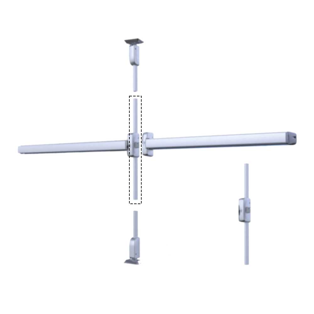 GAAB A092F-01-GRY Vertical Rod for T300 and T290 series - Satin Chrome