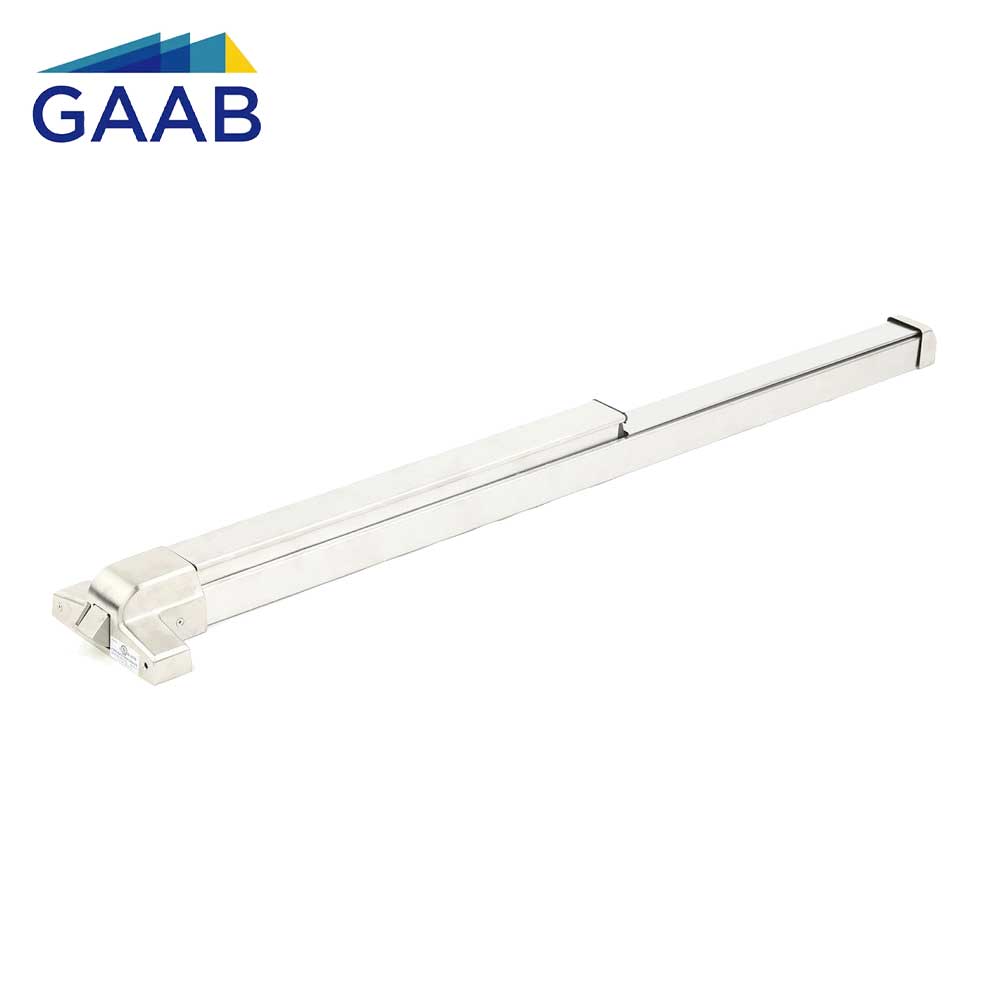 GAAB G360F-42-R-32D Rim Panic Exit Device SS UL 10C Stainless Steel 42" Steel painted 3 hours Fire Rated - Grade 1