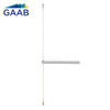 GAAB T352M04S Concealed Vertical Rod Exit Device Modular and Reversible with Switch Up to 42" Doors - Grey