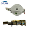 GAAB T512-06 Two-points Flash Bolt for Inactive Leaf Of Paired Doors - White