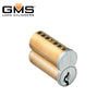 GMS - SFIC- Small Format Interchangeable Core - 7 Pin - Uncombinated (No Pins) - Keyway (Best J) - Satin Chrome