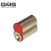 GMS - IC7A4K8 - SFIC Construction Core - RED - 1 Operating Key - K8 Keyway - Combinated