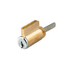 GMS KIK Cylinder - w/ Multi-Tailpiece - 5-Pin - US3 - Polished Brass - AR - (Adams Rite)