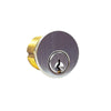 GMS Mortise Cylinder - 1" - 5-Pin - US26D - Satin Chrome - Keyed Different