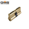 GMS Profile Cylinder - Double-Sided - SC1 - US3 - Polished Brass