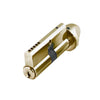 GMS Profile Cylinder - Thumb Turn w/ Keyed Cylinder - US3 - Polished Brass