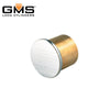 GMS Dummy Rim Cylinder - 1-1/8" - US26D - Satin Chrome