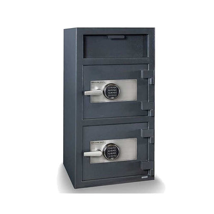 Hollon FDD-4020EE B-Rated Double Door Electronic Lock Depository Safe