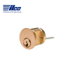 ILCO - 7075 - RIM Cylinder - 5 Pin - 1 1/8" - Schlage C - KD - 03 - Bight Brass - Grade 1
