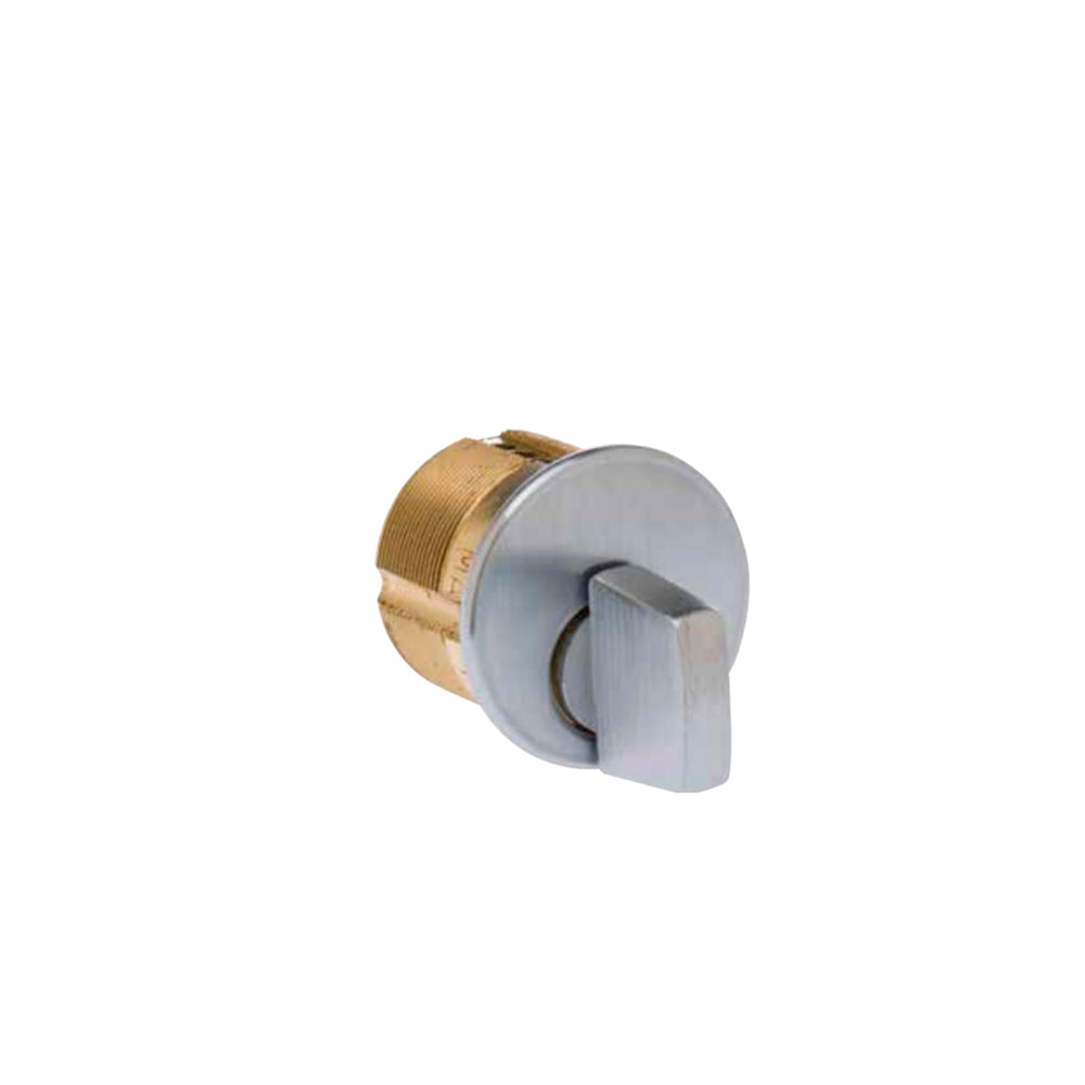 ILCO - 7161 - Turnknob Mortise Cylinder - 1" - Adams Rite Cam - 26D - Satin Chrome - Grade 1