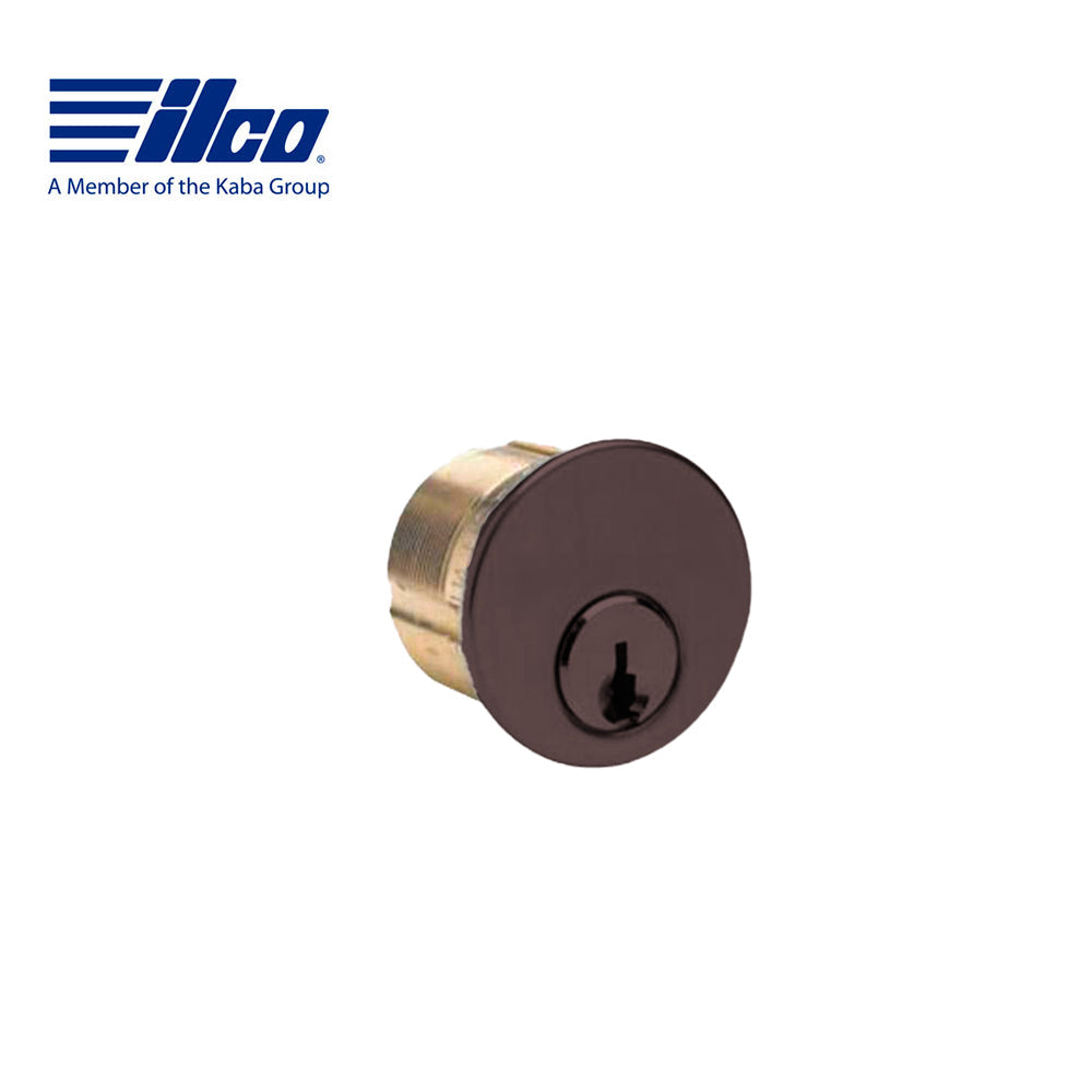 ILCO - 7165 - Mortise Cylinder - 5 Pin - 1" - Schlage C - Adams Rite Cam - KA2 - 10B- Oil Rubbed Bronze - Grade 1