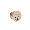 ILCO - 7205 - Mortise Cylinder - 5 Pin - 1 1/4" - Schlage C - Standard Cam - KD - 03 - Bright Brass - Grade 1
