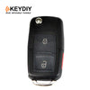 KEYDIY - VW Style 3 Buttons Universal Key Fob - Black (B01-2+1)