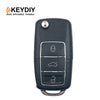 KEYDIY - VW Style - 3 Buttons Universal Key Fob - Black (B01-3-BLACK)