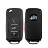 KEYDIY Remote Flip Key - VW Style W/transponder PCF7947 3+1 B (NB08-4)