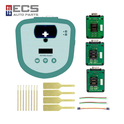 ECS AUTO PARTS Remote Key Unlocker Device PCF79Xx Version and 3 Programming Adapters