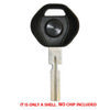 1995 - 2003 BMW Key Shell - 4 Track Small Head