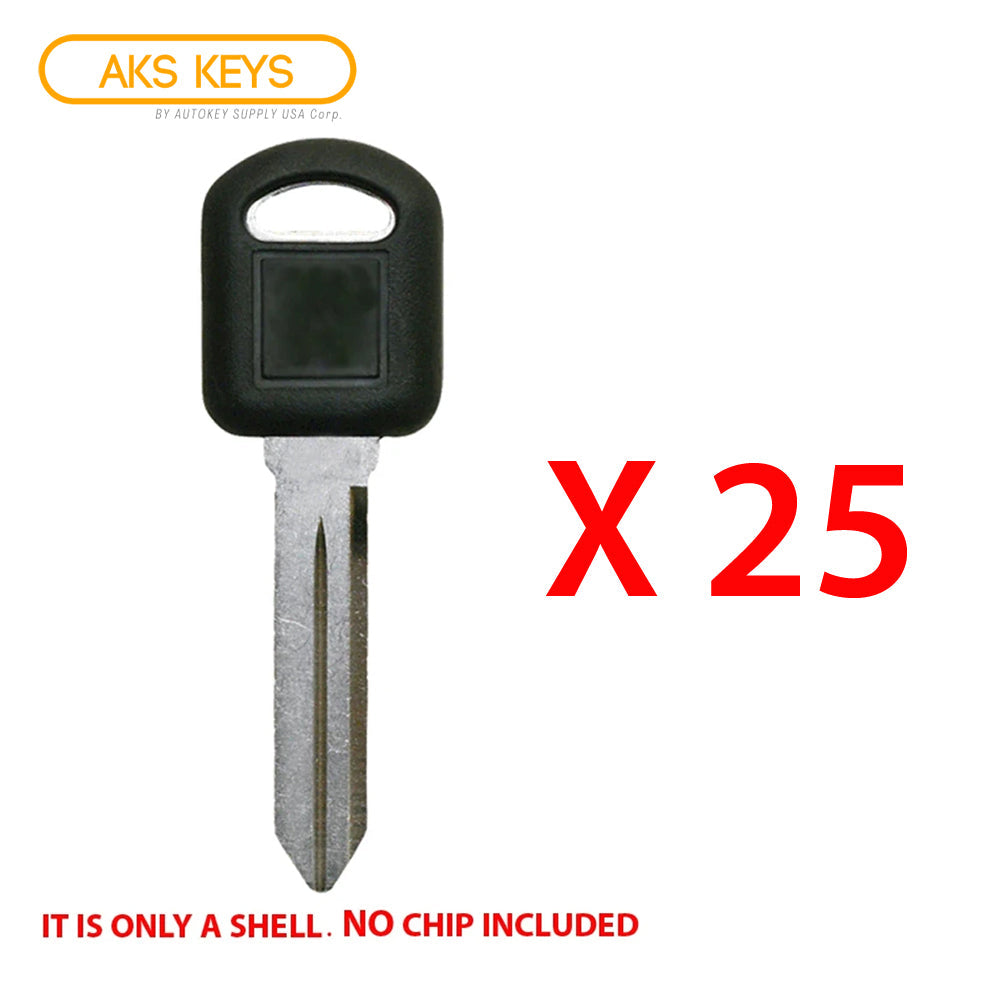 1997 - 2007 Buick Chevrolet Oldsmobile Pontiac Saturn Key Shell / B97 (25 Pack)