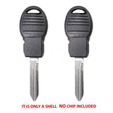 2008 - 2017 Chrysler Dodge Jeep VW Key Shell  "POD" - Y170-PT (2 Pack)