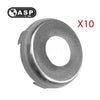 1988 - 2008 ASP Face Cap for Door Trunk Gas Lock Chrome (Pack of 10)(RP6036)