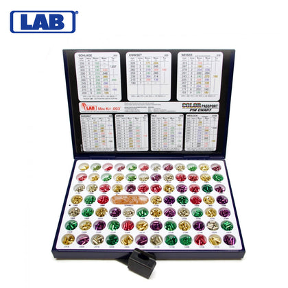 LAB - LMK003 - .003 - Mini Universal Rekeying Pin Kit