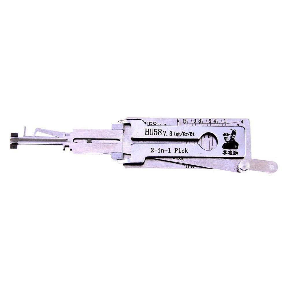 Original Lishi HU58 2in1 Decoder and Pick – Locksmith Keyless