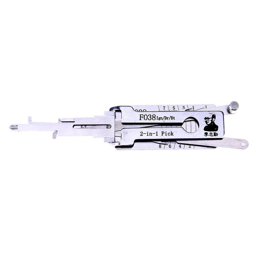 Fo38 Key Reader Original Lishi FO38 2in1 Decoder and Pick for Ford – Locksmith Keyless