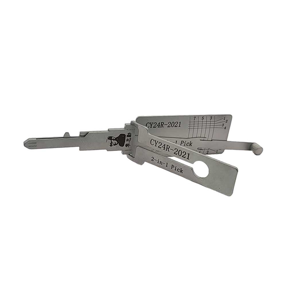 Original Lishi CY24R-2021 Anti-Glare 2-in-1 Pick & Decoder for