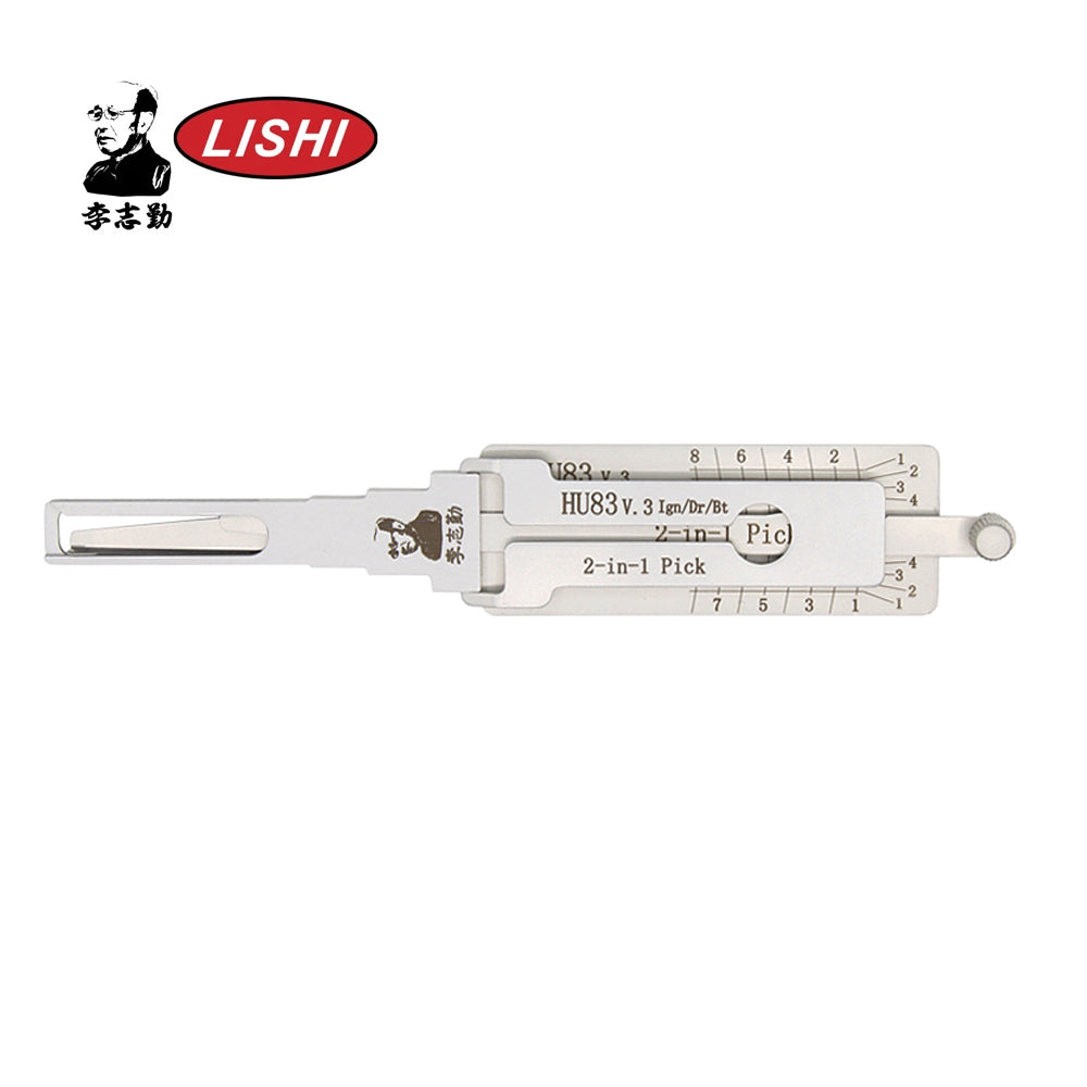 Original Lishi Mini Anti Glare Pick & Decoder HU83 V.3 Ign/Dr/Bt