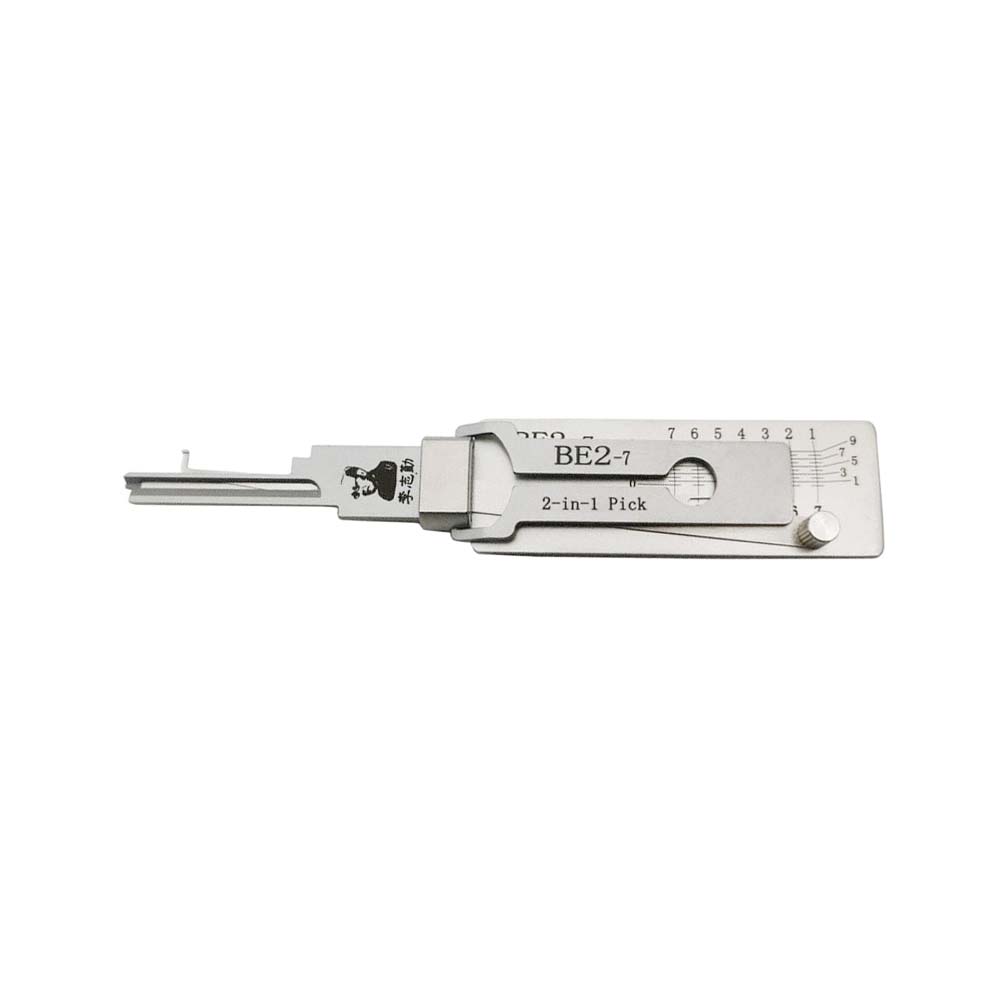 Original Lishi Anti Glare 2-in-1 Pick & Decoder BEST A Residential BE2 ...