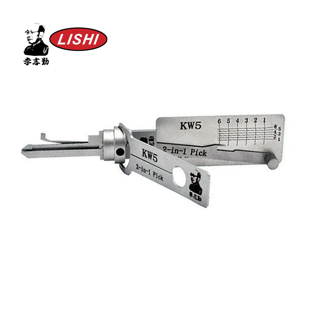 Original Lishi Anti Glare 2-in-1 Pick & Decoder Residential 6 Pin KW5