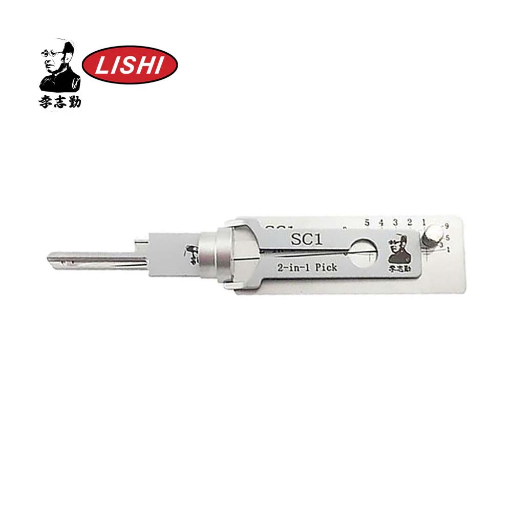 Original Lishi 5Pin Schlage Anti Glare 2-in-1 Pick & Decoder