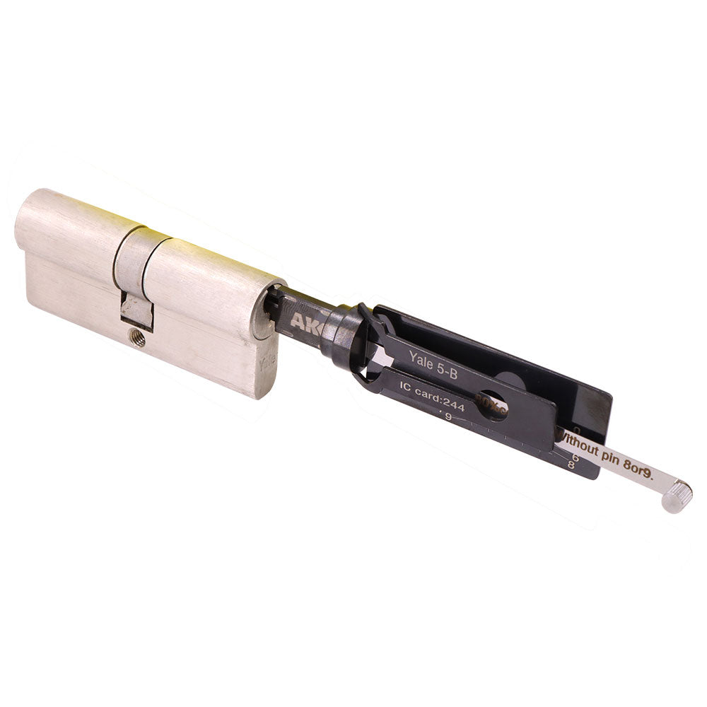 Genuine AKK Lishi Yale5B (5Pin) 2IN1 Pick for Yale Door Locks