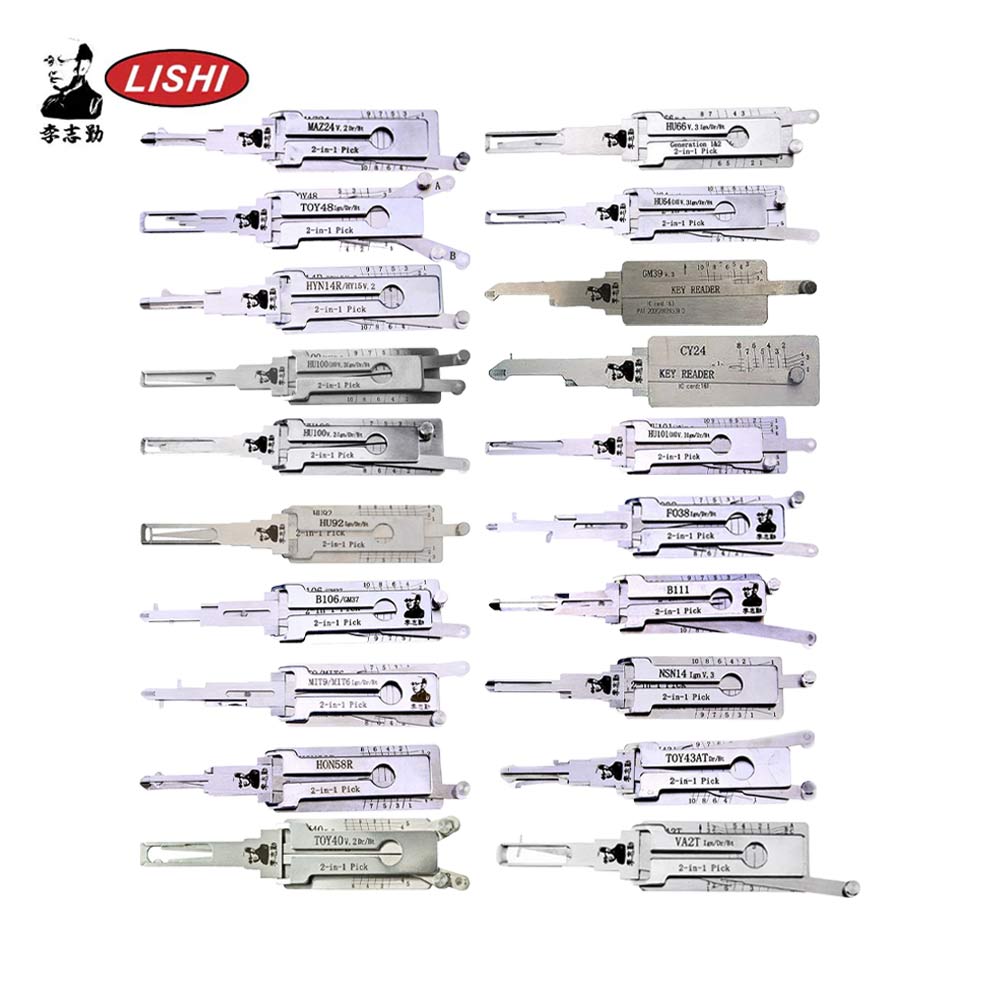 Original Lishi Complete Automotive Starter Pack with 20 Tools