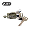 1975 - 1991 ASP Ford Ignition Lock Cylinder W/ Key Chrome C-42-406