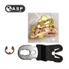 1995 - 2012 ASP Ford   Door Lock Service Pack 8 Cut W/O Kit Chrome Cap D-42-261