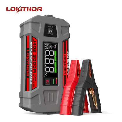 LOKITHOR J402 Jump Starter 30000mAh 12V Battery Booster 88.8 Wh