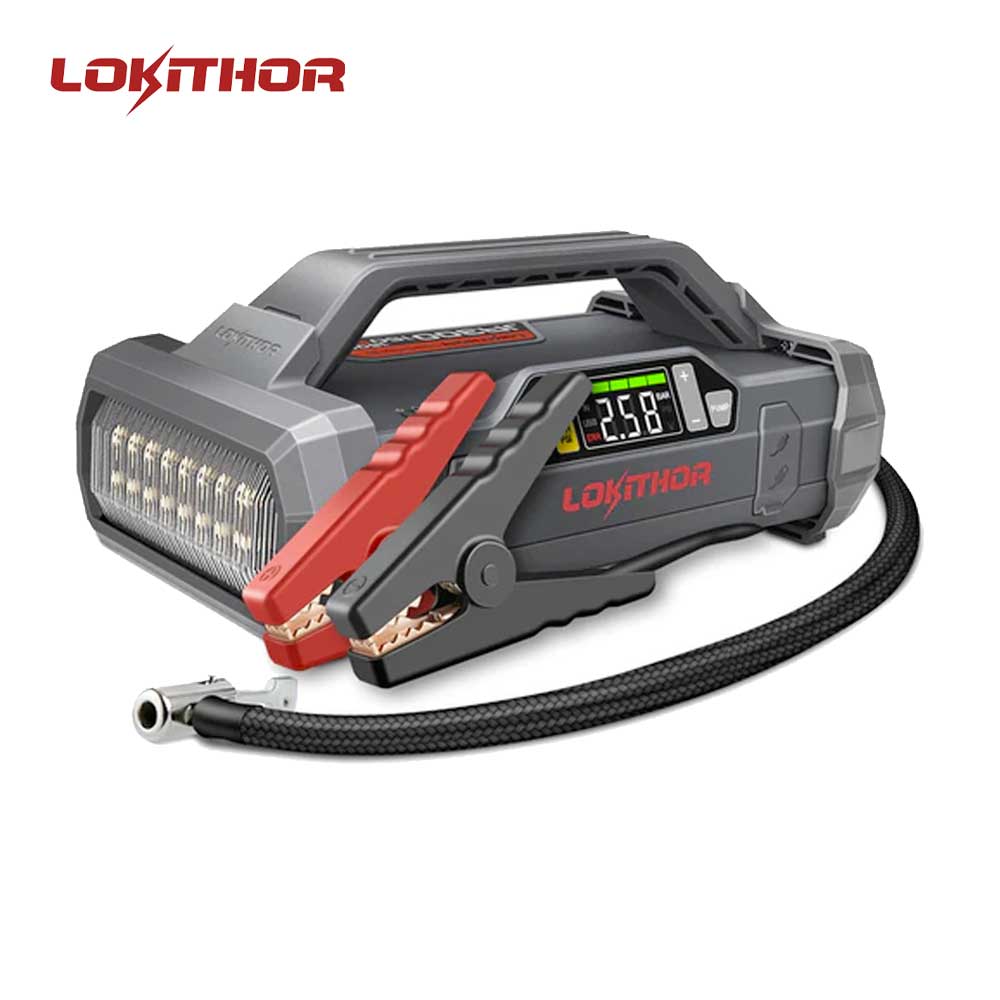 LOKITHOR JA302 2500A Lithium Jump Starter with 150PSI Air