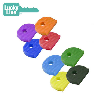 Lucky Line - 16504 - Assorted Colors - Key Cap - Standard Size - 4/Cd