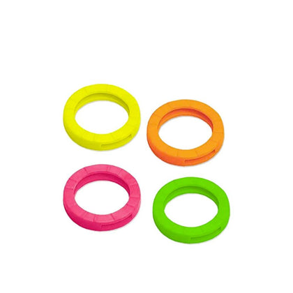 Lucky Line - 16706 - Medium - Key Identifiers - Neon Assorted Colors - 4/Cd