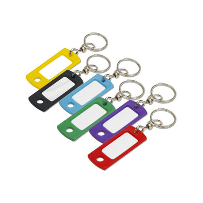 Lucky Line - 16802 - Assorted Colors - Key Tag with Swivel Ring - 2/Cd