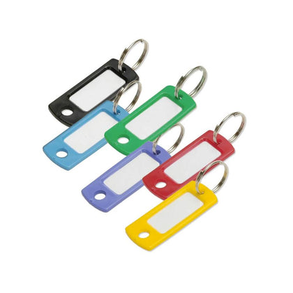 Lucky Line - 1690020 - Assorted - Key Tag with Ring - 20 Pack