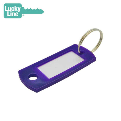 Lucky Line - 16965 - Dark Purple - Key Tag with Ring - 50/Pack