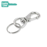 Lucky Line - 44701 - Nickel-Plated Zinc - Large Heavy-Duty Boat Snap - 1 Pack