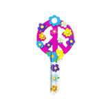 Lucky Line - B104S- Peace Sign Key Shapes- chlage (SC1) - 5 Pack