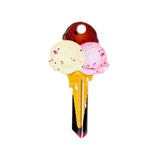 Lucky Line - B111K - Ice Cream Key Shapes - Kwikset (KW1) - 5 Pack