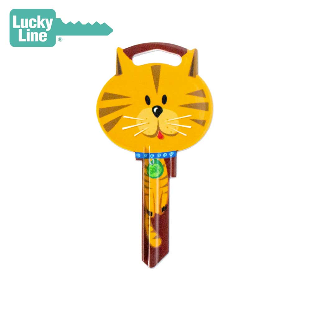 Lucky Line - B115S - Cat Key Shapes - Schlage (SC1) - 5 Pack