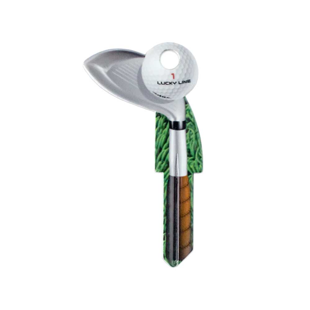 Lucky Line - B119K - Golf Key Shapes - Kwikset (KW1) - 5 Pack